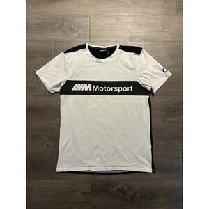 BMW T-Shirt Graphic Tee Motorsport Short Sleeve Crewneck Men Sz M Racing Turkey